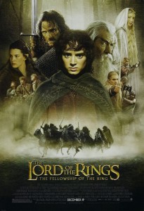 The Lord of the Rings The Fellowship of the Ring movie poster
