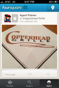 Check in on Foursquare at Copperhead Grill
