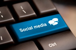 Social Media Keyboard Button