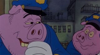 Pig Cops in Ralph Bakshi's Fritz the Cat