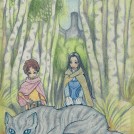 Kimber Boh Brin Ohmsford and Whisper In the Valley from The Wishsong of Shannara by lilianbelieve