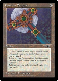 Magic The Gathering ~ 1x Disrupting Scepter ~ REVISED ~ MP
