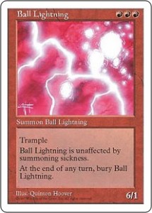 Fifth Edition's Ball Lightning originally printed in The Dark