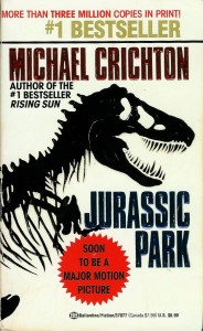 Jurassic Park book cover