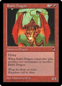 Rathi Dragon from Tempest followed Alliances' Balduvian horde's template