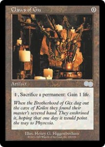 Claws of Gix from Urza's Saga