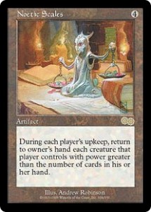 Noetic Scales from Urza's Saga