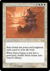 Serra Avatar from Urza's Saga