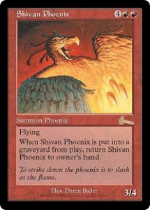 Shivan Phoenix from Urza's Legacy