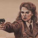 Agent Carter Sketch by Ladamania