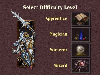 Select Difficulty Level in Shandalar