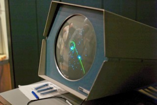 Spacewar! running on a PDP-1
