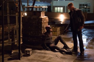 Daredevil and the Punisher on the Roof