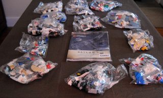 LEGO Saturn V in Parts