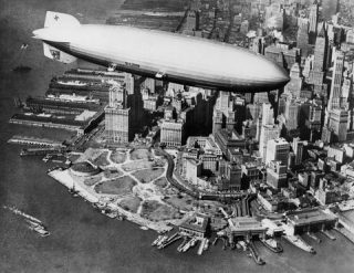 Hindenburg over New York