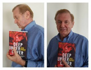 Jack Barsky with his copy of Deep Undercover