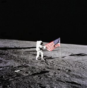 Pete Conrad on the Moon