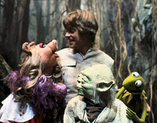 Yoda Luke Skywalker and The Muppets
