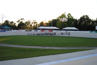 Racing at the Velodrome in Lehigh Valley, Pa