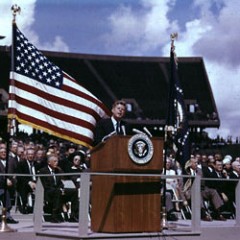 John F Kennedy famous Speech to the Moon