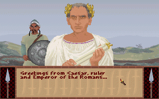 Civilization Greetings from Ceasar of the Roman Empire