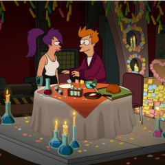 Fry and Leela have a Romantic Dinner - Futurama