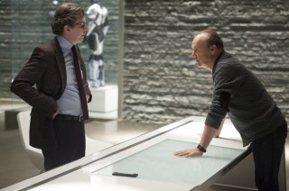 Gary Oldman and Michael Keaton in Robocop 2014 Movie