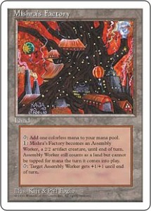 Fourth Edition Mishra's Factory - Magic the Gathering
