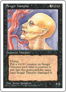 Fourth Edition Sengir Vampire - Magic the Gathering