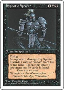 Fourth Edition hypnotic Specter - Magic the Gathering