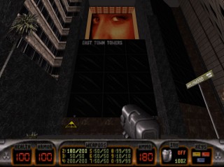 East Town Towers was 3D Realms Shot of id Software and Quake in Duke Nukem 3D
