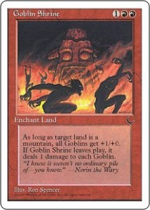 Goblin Shrine from The Dark reprinted in Chronicles