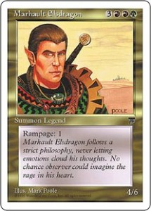 Marhault Elsdragon from Legends reprinted in Chronicles