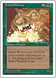 Rabid Wombat from Legends reprinted in Chronicles