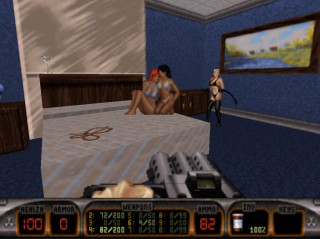 The XXX-Stacy level in The Birth Episode is the set of a Porno film - Duke Nukem 3D