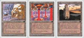 Urza's Mine, Urza's Power Plant and Urza's Tower from Chronicles
