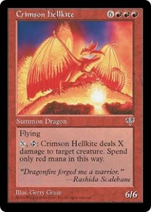 Crimson hellkite from Mirage