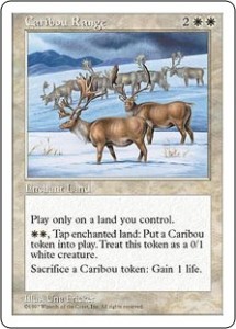 Fifth Edition's Caribou Range was originally printed in Ice Age