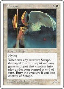Fifth Edition's Seraph was originally printed in Ice Age and replaced Serra Angel