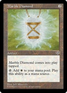 Marble Diamond the White Mana Artifact from Mirage
