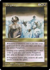 Purgatory a Gold Enchantment from Mirage
