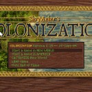 Sid Meier's Colonization Start Screen
