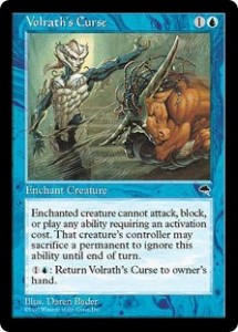 Volrath's Curse the Blue Pacifism from Tempest