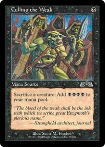 Culling of the Weak a Mana Source from Exodus