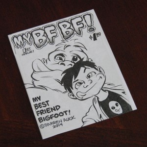 Darren Auck's first mini-comic My Best Friend Bigfoot!