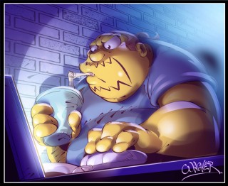 Comic Book Guy from The Simpsons by WagnerF on deviantArt