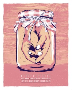 Gig poster for the super awesome band Cruiser