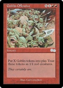 Goblin Offensive from Urza's Saga
