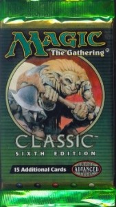 Magic the Gathering Classic Sixth Edition Booster Pack