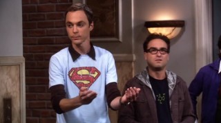 Sheldon explains the Physics of Superman catching Lois Lane